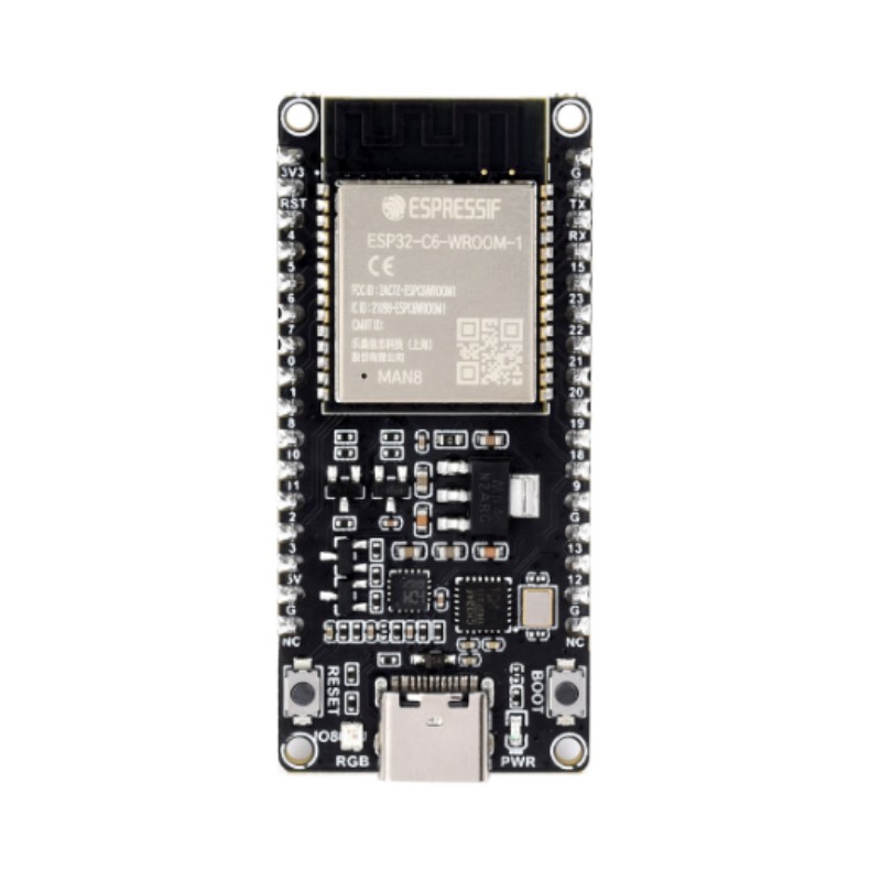 ESP32-C6-DEV-KIT-N8-M з паяними штифтами